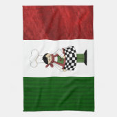 Italiaanse Tsjetsjeense keukenhanddoek (Verticaal)