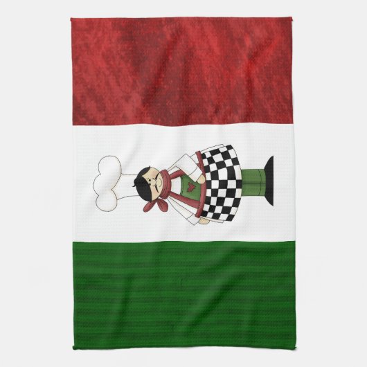 Italiaanse Tsjetsjeense keukenhanddoek (Verticaal)