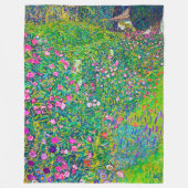 Italiaanse tuin, Gustav Klimt Fleece Deken (Voorkant)