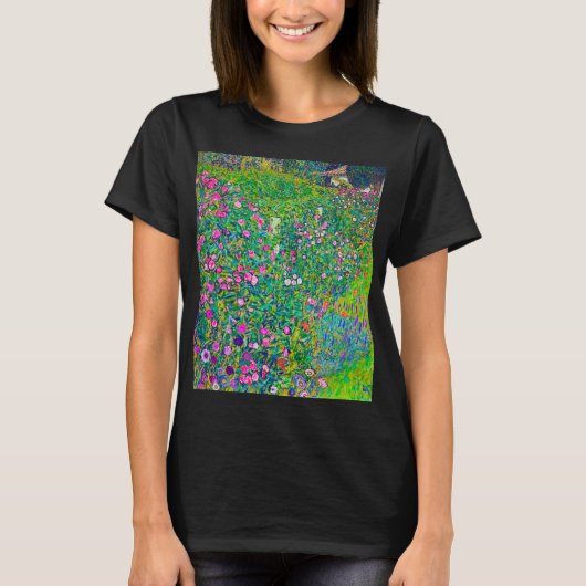 Italiaanse tuin, Gustav Klimt T-shirt (Voorkant)