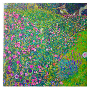 Italiaanse tuin, Gustav Klimt Tegeltje