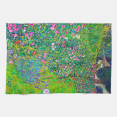 Italiaanse tuin, Gustav Klimt Theedoek (Horizontaal)