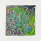Italiaanse tuin, Gustav Klimt Wandkleed (Voorkant)