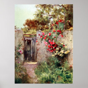 Italiaanse tuin poster
