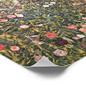 Italiaanse tuin van Gustav Klimt Poster (Hoek)