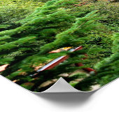 Italiaanse tuinboerderij. Toscane. Poster (Hoek)