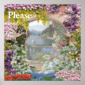 Italiaanse tuinen poster (Voorkant)