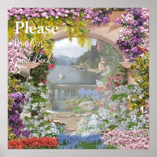 Italiaanse tuinen poster (Voorkant)