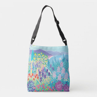 Italiaanse tuintas van de zijkant van de kunstenaa crossbody tas