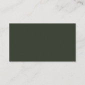 Italiaanse Tuinterras Trouw QR Code RSVP Kaart (Achterkant)