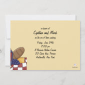 Italiaanse uitnodiging tot het avondeten (Achterkant)