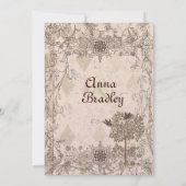 Italiaanse uitnodiging tot het uitzenden van wedd (Achterkant)