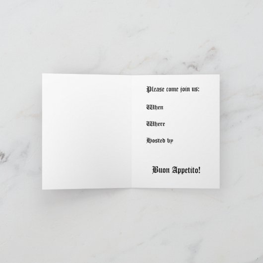 Italiaanse uitnodigingen (Binnen)