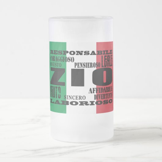 Italiaanse Uncles : Kwaliteit Matglas Bierpul (Center)
