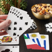 Italiaanse Uruguayaanse vlag Pokerkaarten (Insitu)