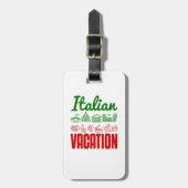 Italiaanse Vacature Italië Reisbrug Souvenir Bagagelabel (Voorkant verticaal)