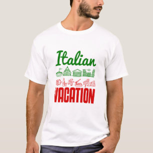 Italiaanse Vacature Italië Reisbrug Souvenir T-shirt