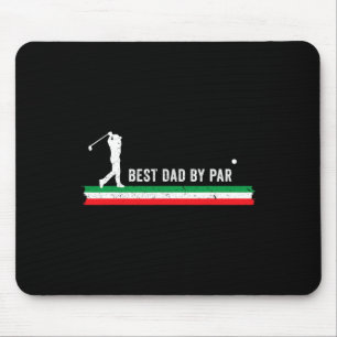 Italiaanse Vader Golfsport Vader Italië Vlag Golf Muismat