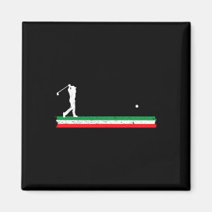 Italiaanse vader golft vader Italië vlag golf fan Magneet