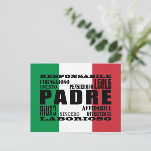 Italiaanse vaders : Kwaliteit Briefkaart (Staand voorkant)