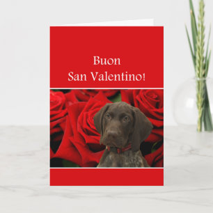 Italiaanse Valentijn San Valentino Glossy Grizzly Feestdagen Kaart