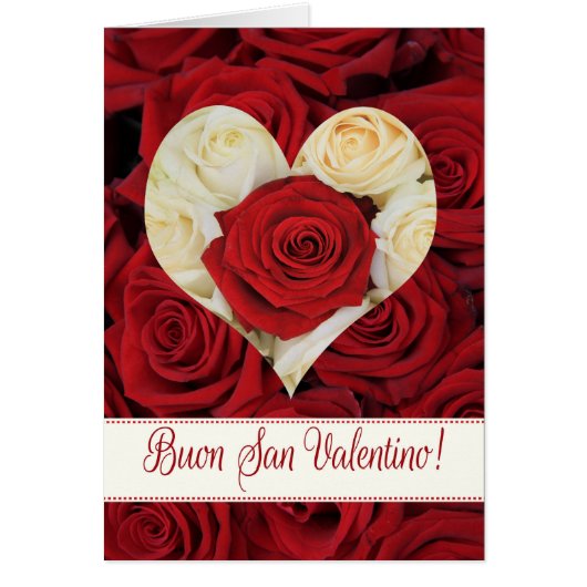 Italiaanse Valentijnsdag Rozen (Voorkant)