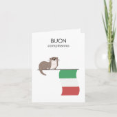 Italiaanse verjaardagskaart – Buon compleanno Kaart (Voorkant)