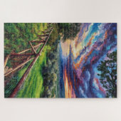 Italiaanse versnellende storm Impressionistische K Legpuzzel (Horizontaal)