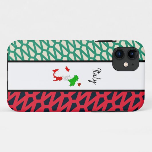 Italiaanse vibes Case-Mate iPhone case (Achterkant (horizontaal))
