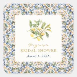 Italiaanse vierkante sticker