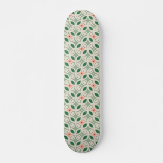 Italiaanse Villa Geometric Persoonlijk Skateboard (Voorkant)
