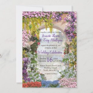 Italiaanse villa over een meer-uitnodiging kaart