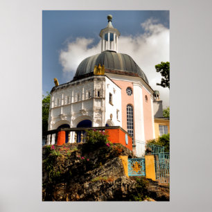 ITALIAANSE VILLAGE WALES POSTER