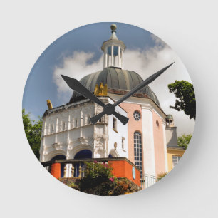 ITALIAANSE VILLAGE WALES RONDE KLOK