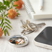 ITALIAANSE VILLAGE WALES SLEUTELHANGER (Zijkant)