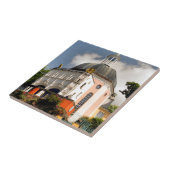 ITALIAANSE VILLAGE WALES TEGELTJE (Zijkant)