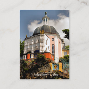 ITALIAANSE VILLAGE WALES VISITEKAARTJE