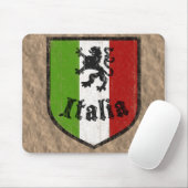 Italiaanse Vintage Brown Mousepad Muismat (Met muis)