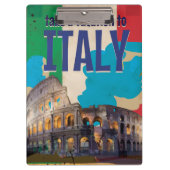 Italiaanse vintage-reisposter klembord (Voorkant)