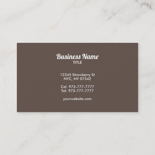 Italiaanse visitekaartjes (Achterkant)