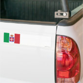 Italiaanse vlag (1861-1946) bumpersticker (Op Truck)
