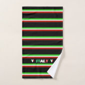 Italiaanse vlag bad handdoek (Handdoek)