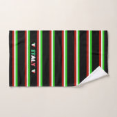 Italiaanse vlag bad handdoek (Handdoek)