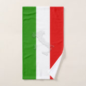 Italiaanse vlag bad handdoek (Handdoek)