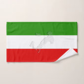 Italiaanse vlag bad handdoek (Handdoek)