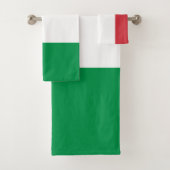 Italiaanse vlag bad handdoek (Insitu)