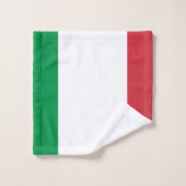 Italiaanse vlag bad handdoek (Wasdoekje)