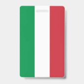 Italiaanse vlag badge (Achterkant)