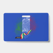 Italiaanse vlag badge (Achterkant)