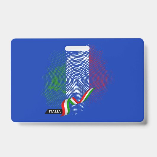 Italiaanse vlag badge (Voorzijde)